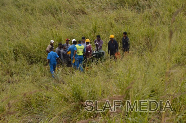 Sri Lanka Air Force conducts underslung operation at Hanthane Hill